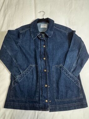 Old Navy Indigo Denim Button-Front Jacket